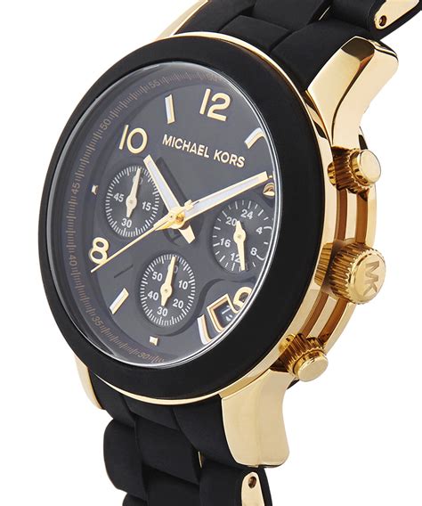 silicone michael kors women watches|michael kors watches black women.